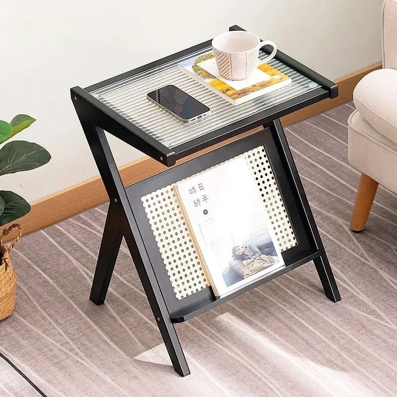 Bamboo Coffee Table | Eco-Friendly Design with Rattan Accents 8