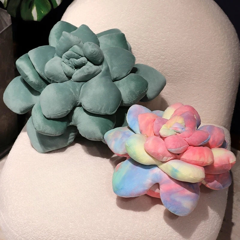 Succulent Plush Pillow | Soft and Cuddly Home Decor Companion 8