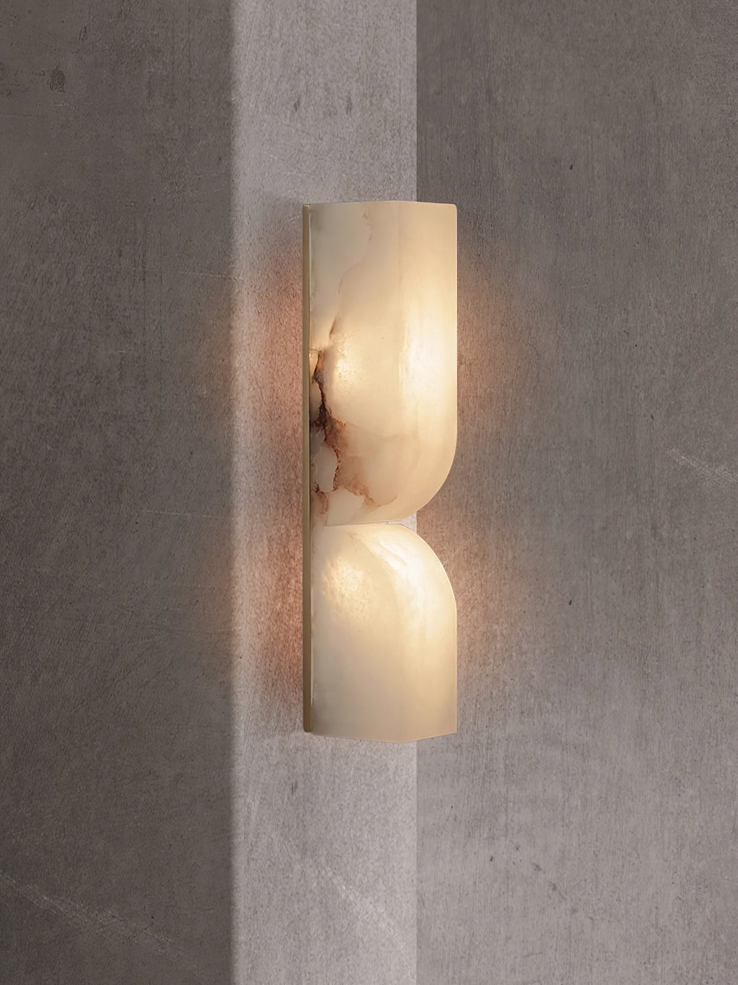 Alabaster Wall Sconce | Elegant LED Lighting with Intricate Design 7