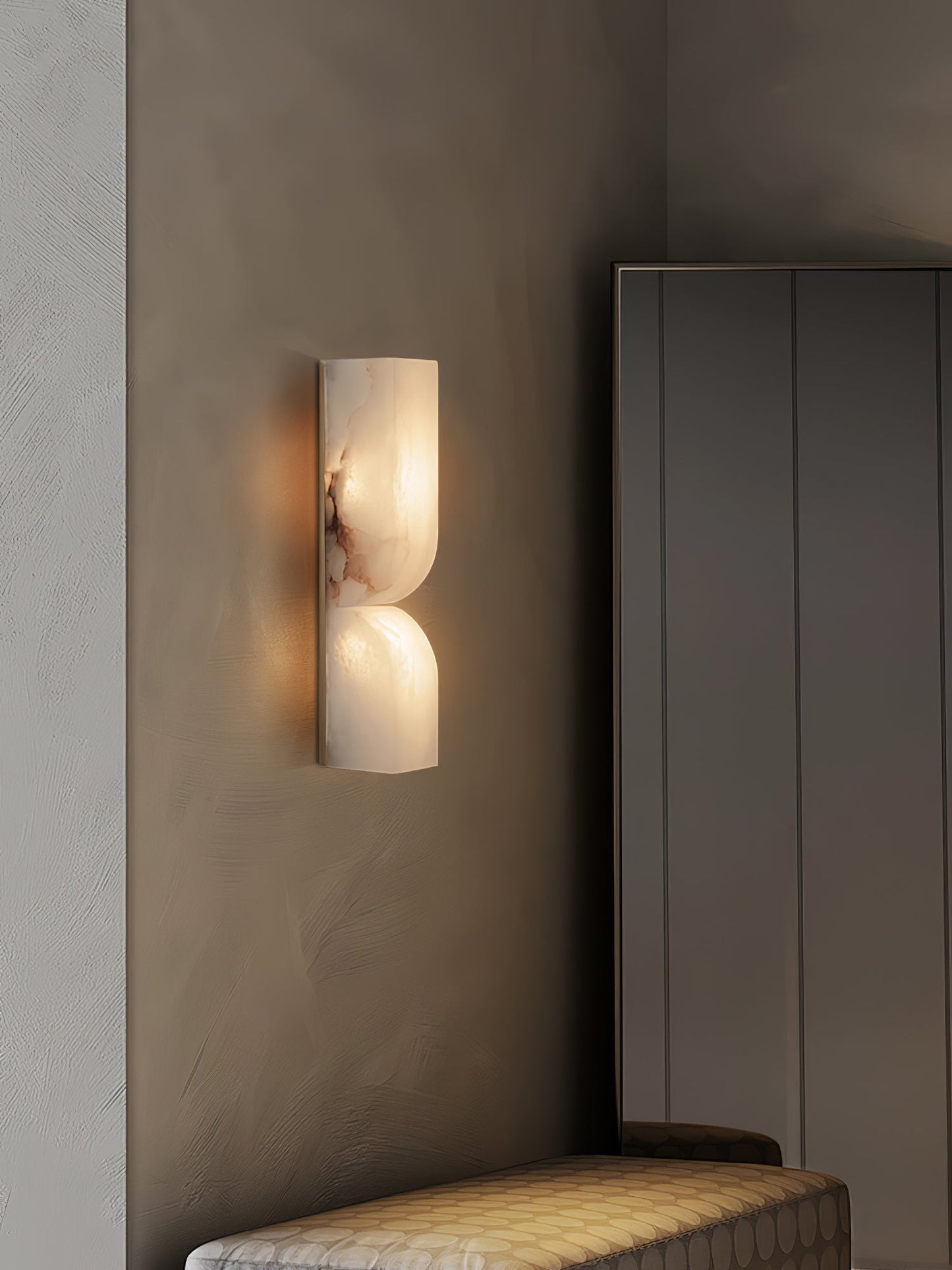 Alabaster Wall Sconce | Elegant LED Lighting with Intricate Design 8