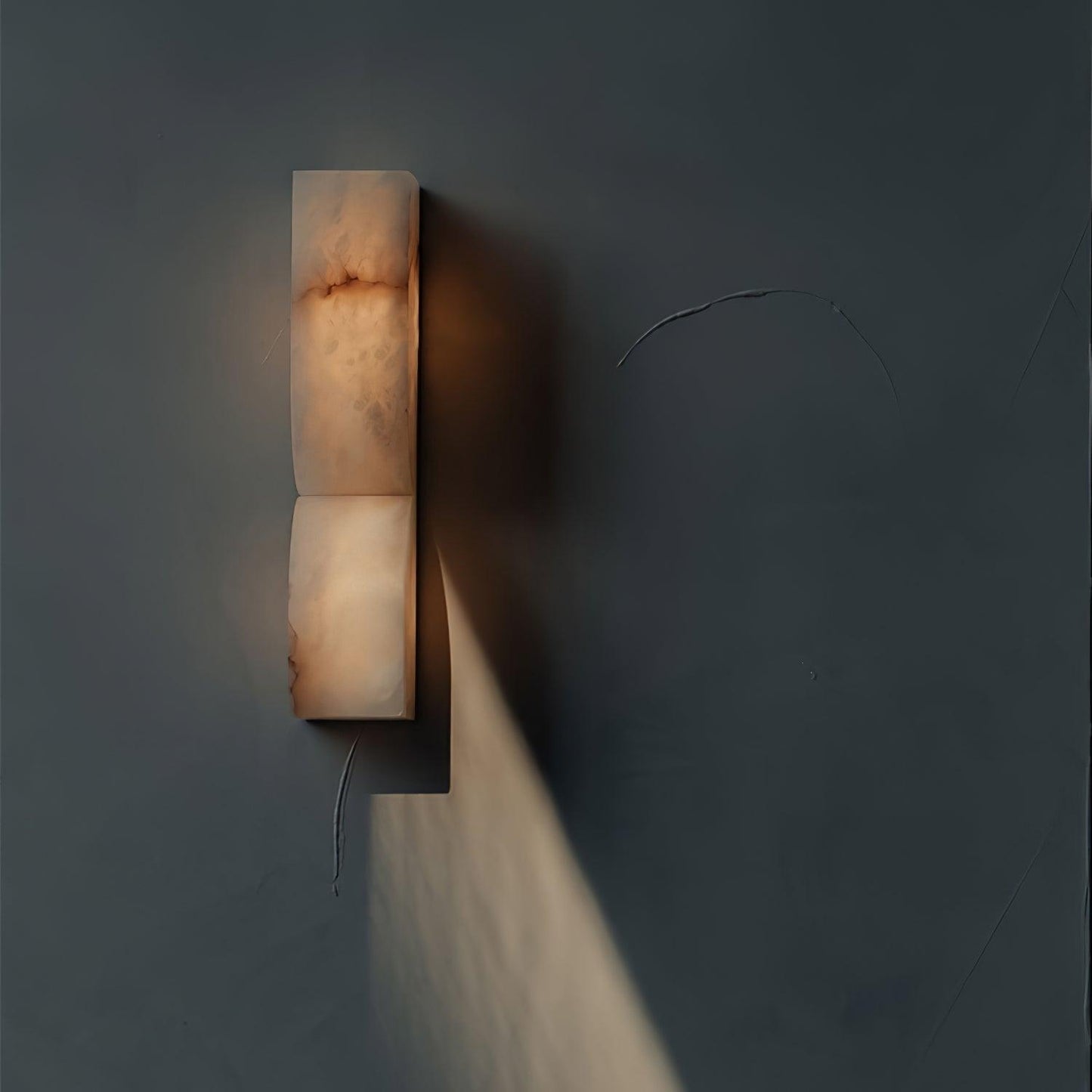 Alabaster Wall Sconce | Elegant LED Lighting with Intricate Design 9
