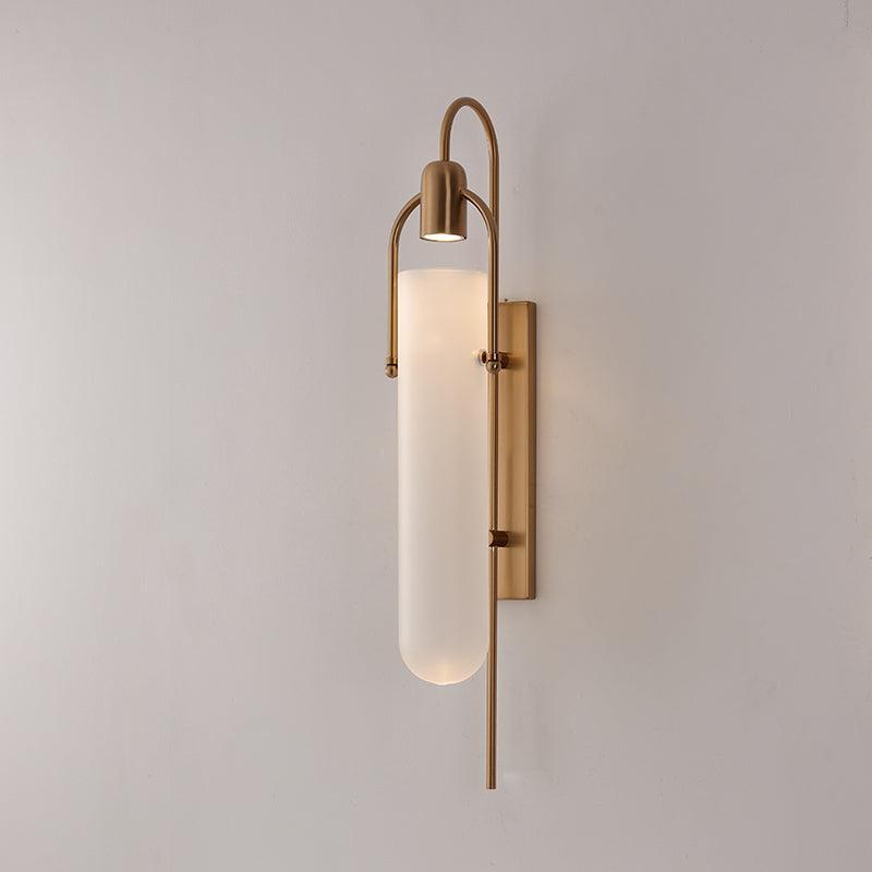 Arc Wall Lamp | Modern Matte Frame with Frosted Glass Shade 11