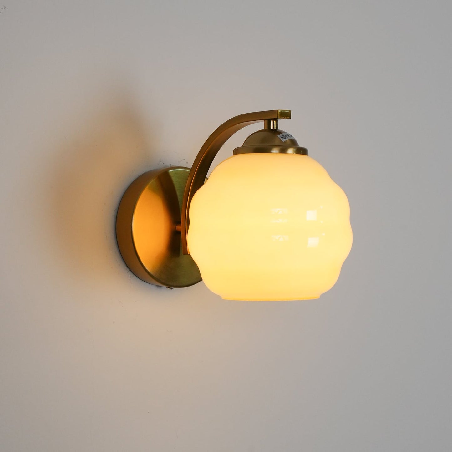 Art Deco Wall Sconce | Elegant Vintage Design with Warm Glass Shades 9