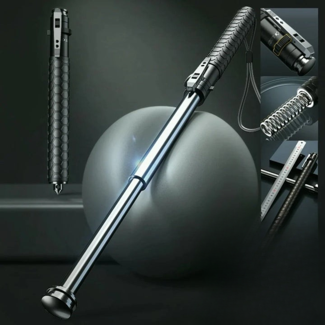 Automatic Self-Defense Walking Stick | Lightweight, One-Click Pop-Up for Hiking Safety 8