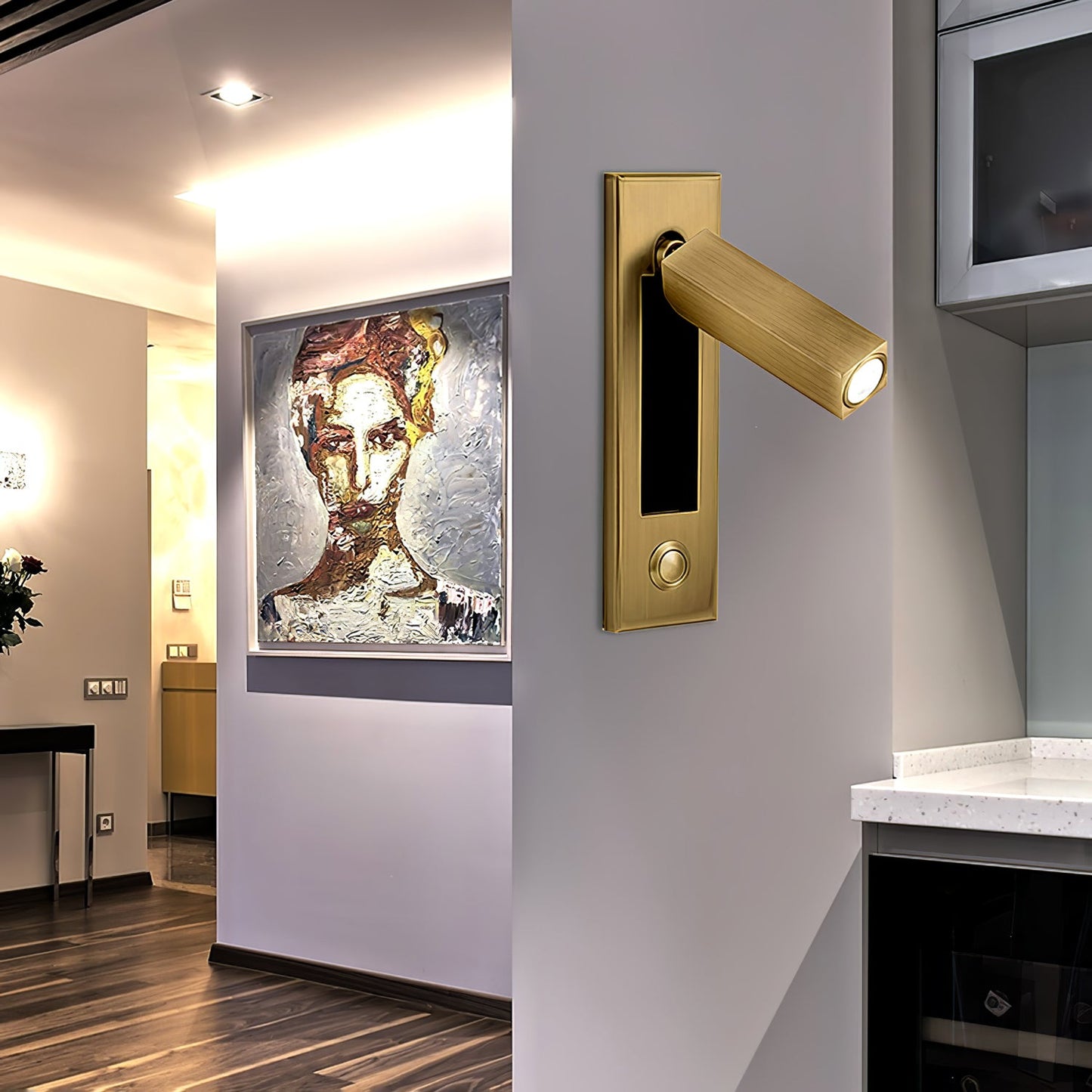 Adjustable Wall Sconce | LED Lighting with Space-Saving Design 7