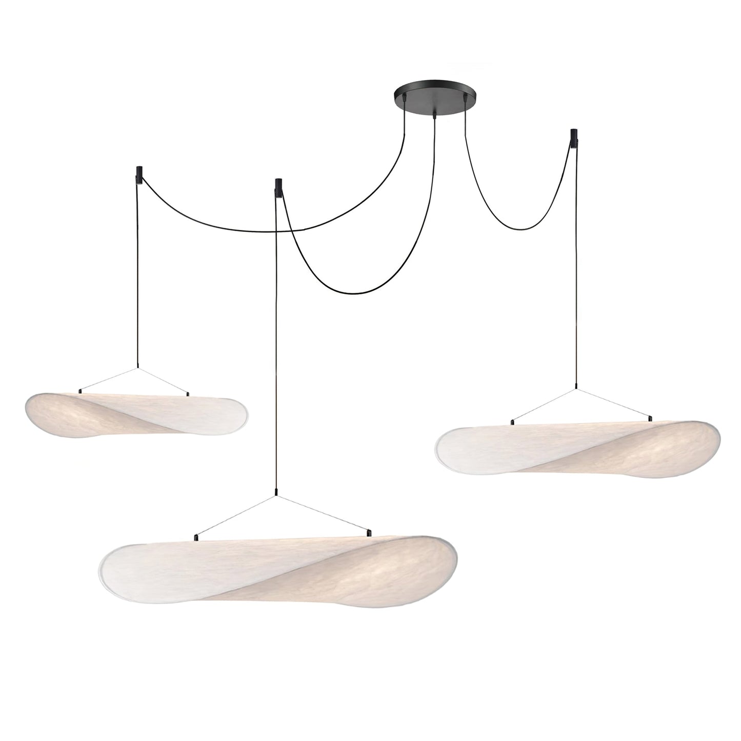 Pendant Light | Modern LED Fixture with Recyclable Tyvek Shade 17