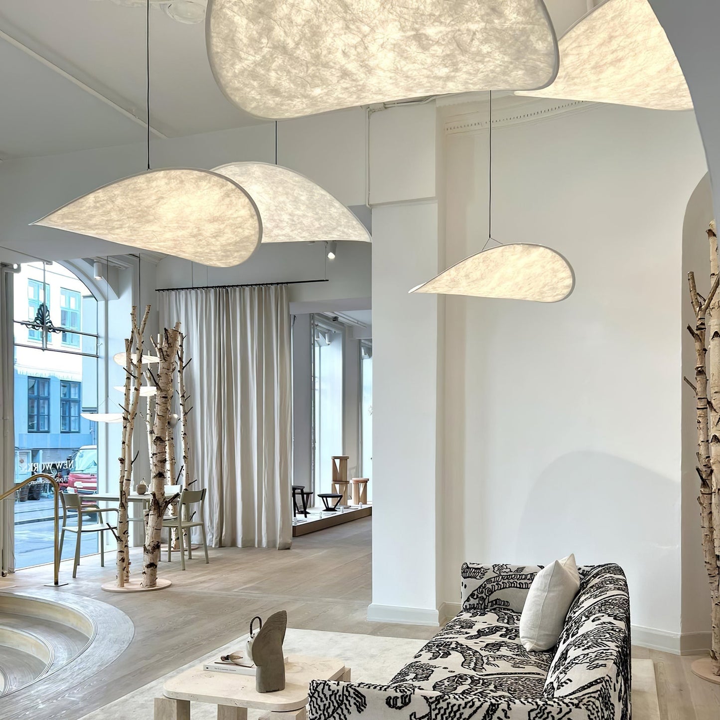 Pendant Light | Modern LED Fixture with Recyclable Tyvek Shade 3