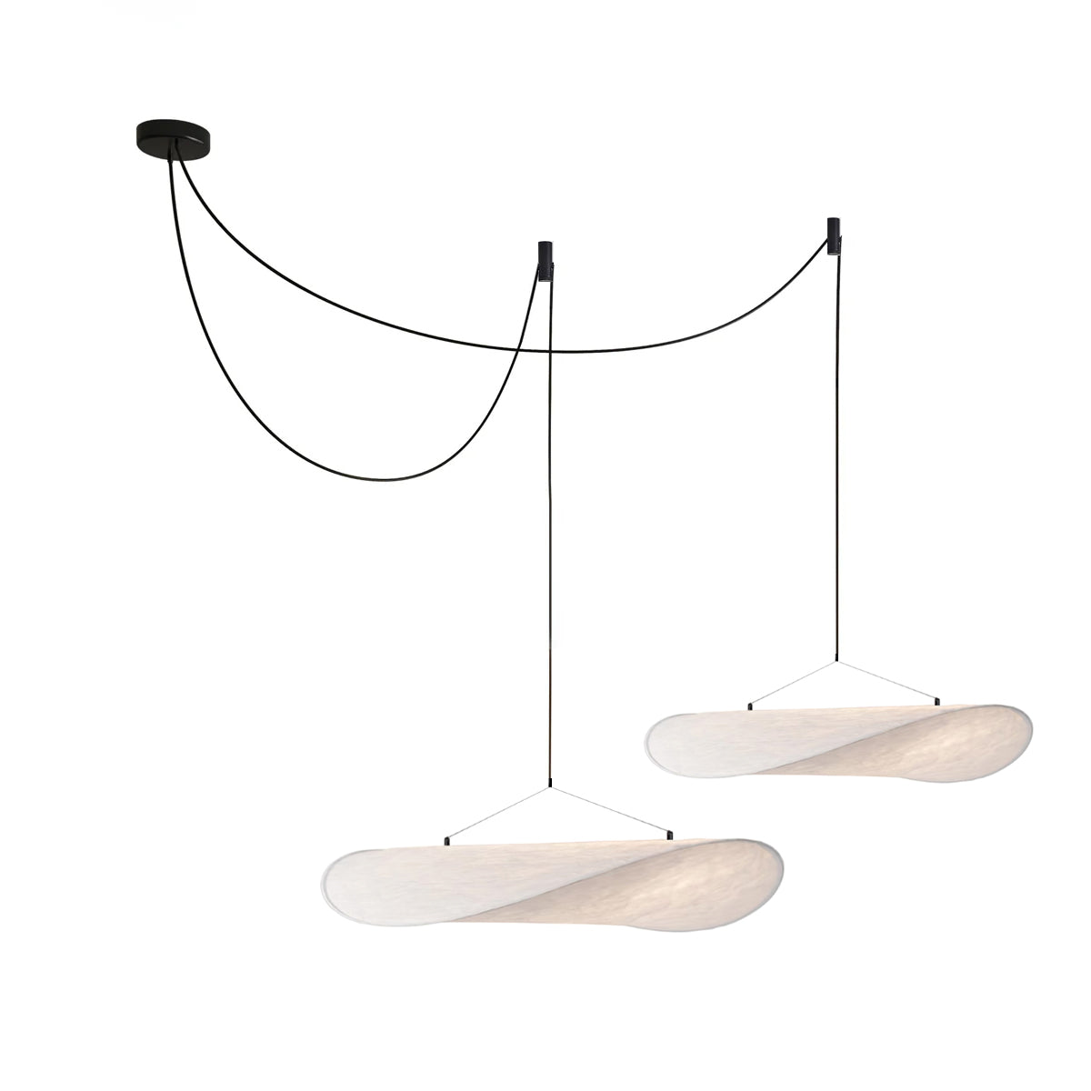Pendant Light | Modern LED Fixture with Recyclable Tyvek Shade 21