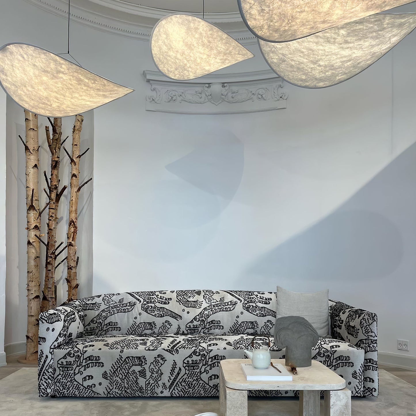 Pendant Light | Modern LED Fixture with Recyclable Tyvek Shade 4
