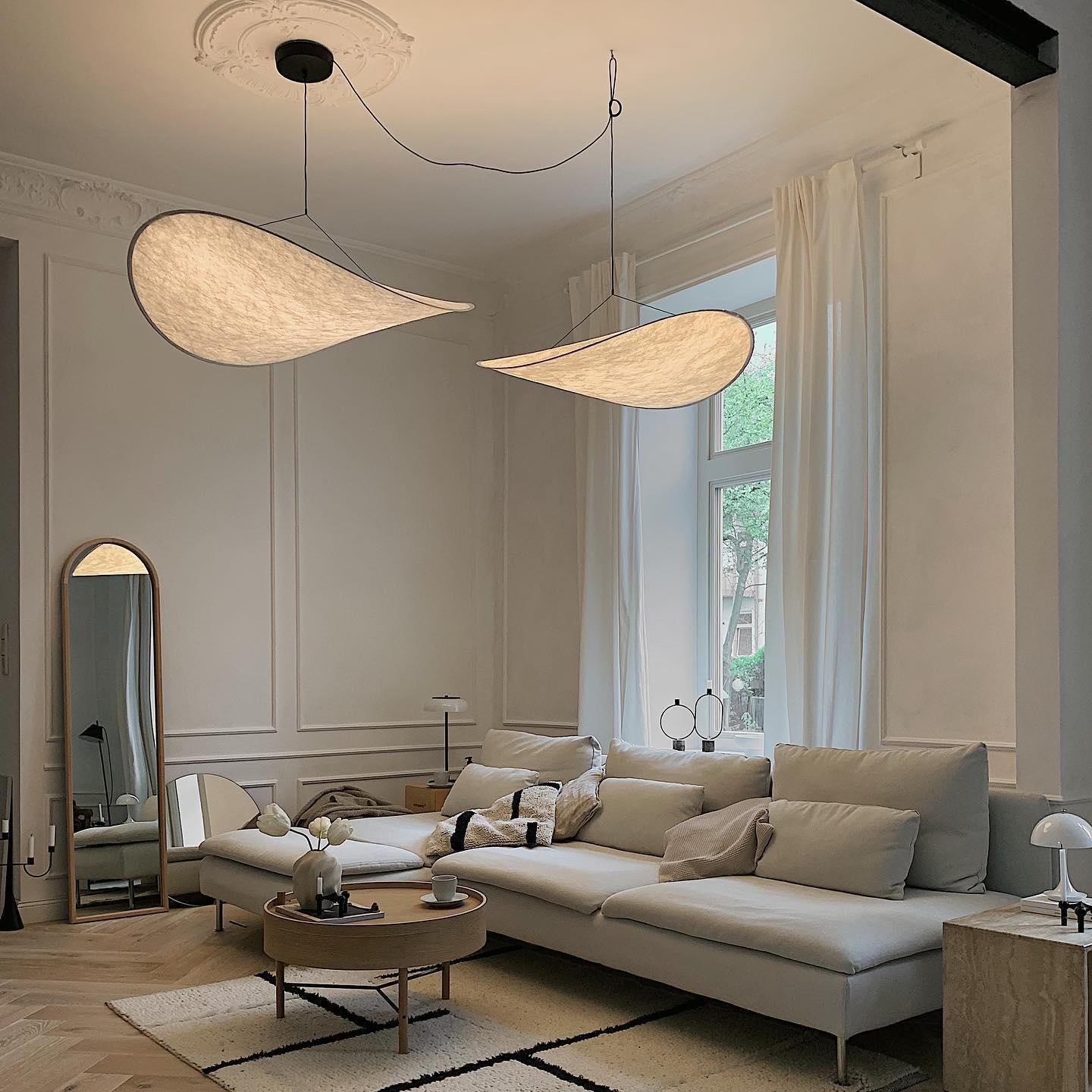 Pendant Light | Modern LED Fixture with Recyclable Tyvek Shade 7