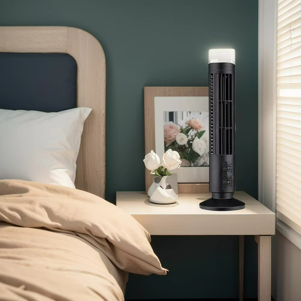 Bladeless Desktop Fan | Compact USB Desk Fan with Two Speed Settings 8