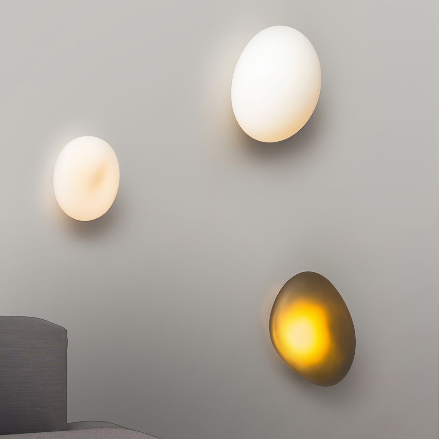 Bubble Glass Wall Sconce | Sculptural Design with Integrated LED Lighting 6