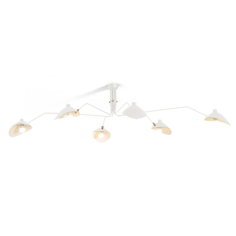Three Arm Ceiling Lamp | Dynamic Sculptural Design for LED and Edison Bulbs 10