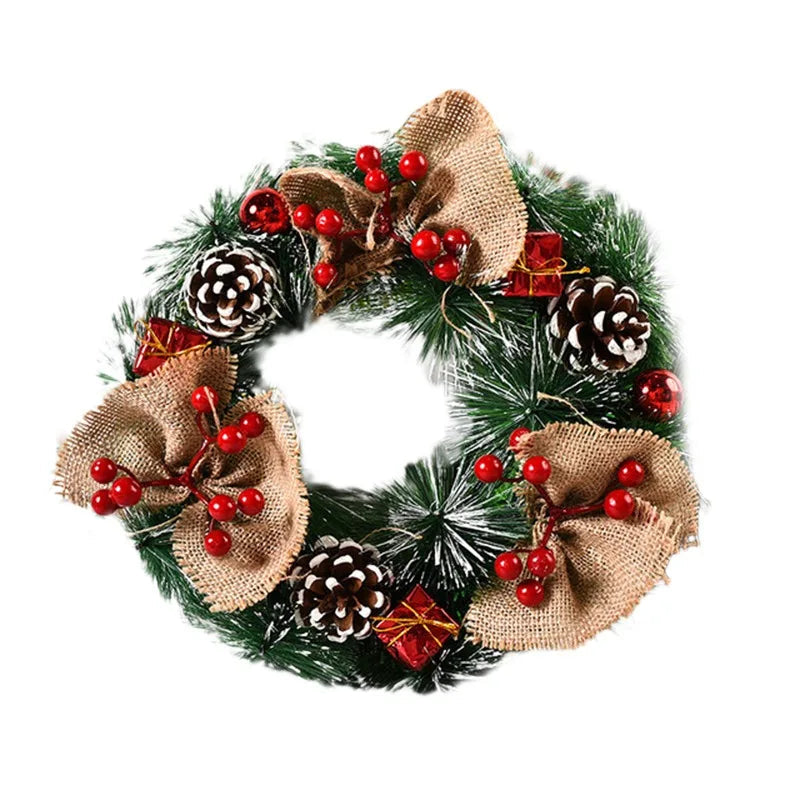Christmas Pendant Wreath | Festive Artificial Decoration for Home 4