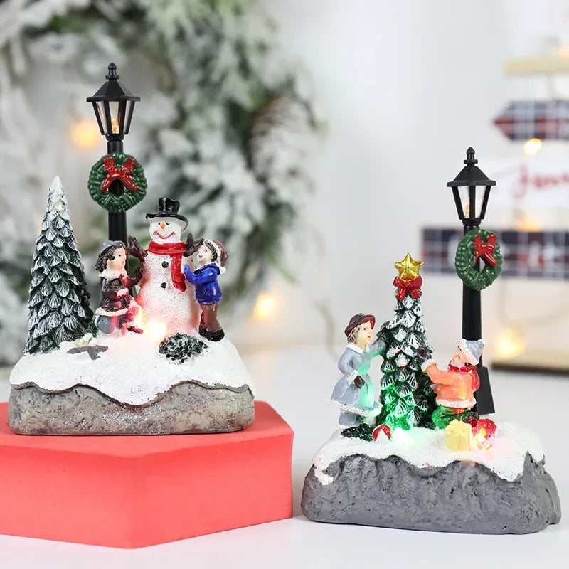 Christmas Village Decoration | LED Illuminated Festive Landscape 5