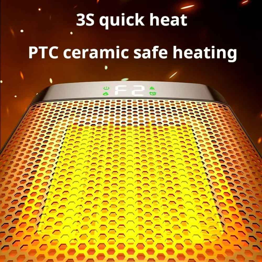 Compact Electric Space Heater | Portable Energy-Efficient Design with Adjustable Thermostat 7