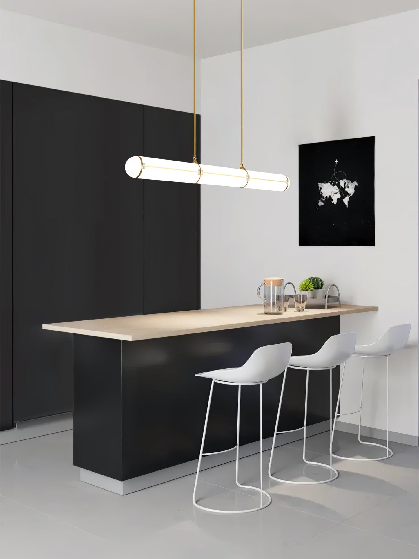 Cylindrical Pendant Light | Customizable LED Design for Modern Interiors 3