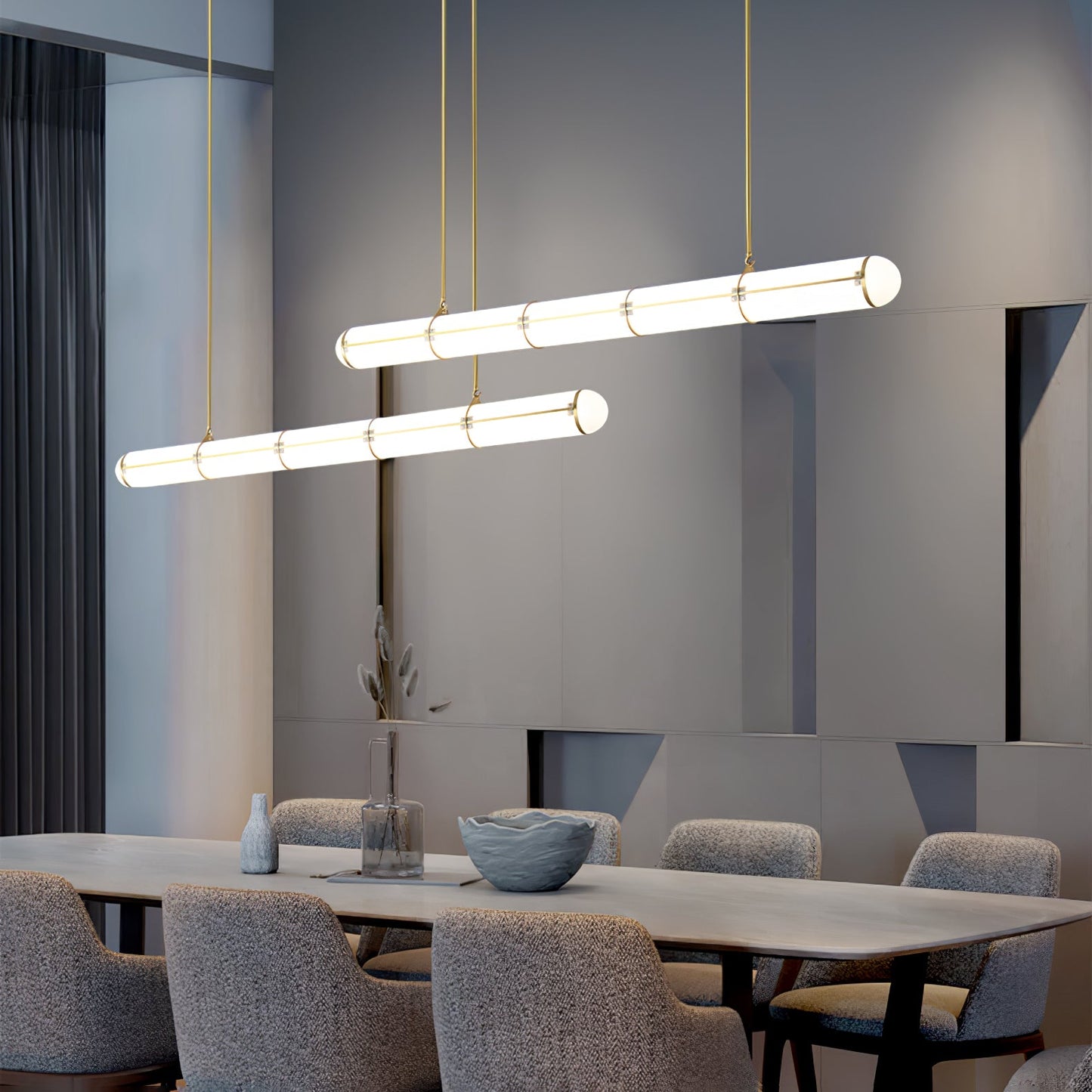 Cylindrical Pendant Light | Customizable LED Design for Modern Interiors 8