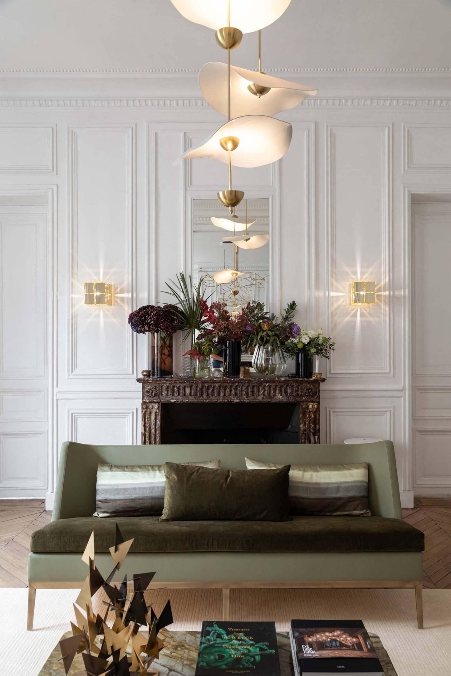 Double Biscuit Pendant Light | Modern Metal & Acrylic Hanging Lights with Adjustable LED 7