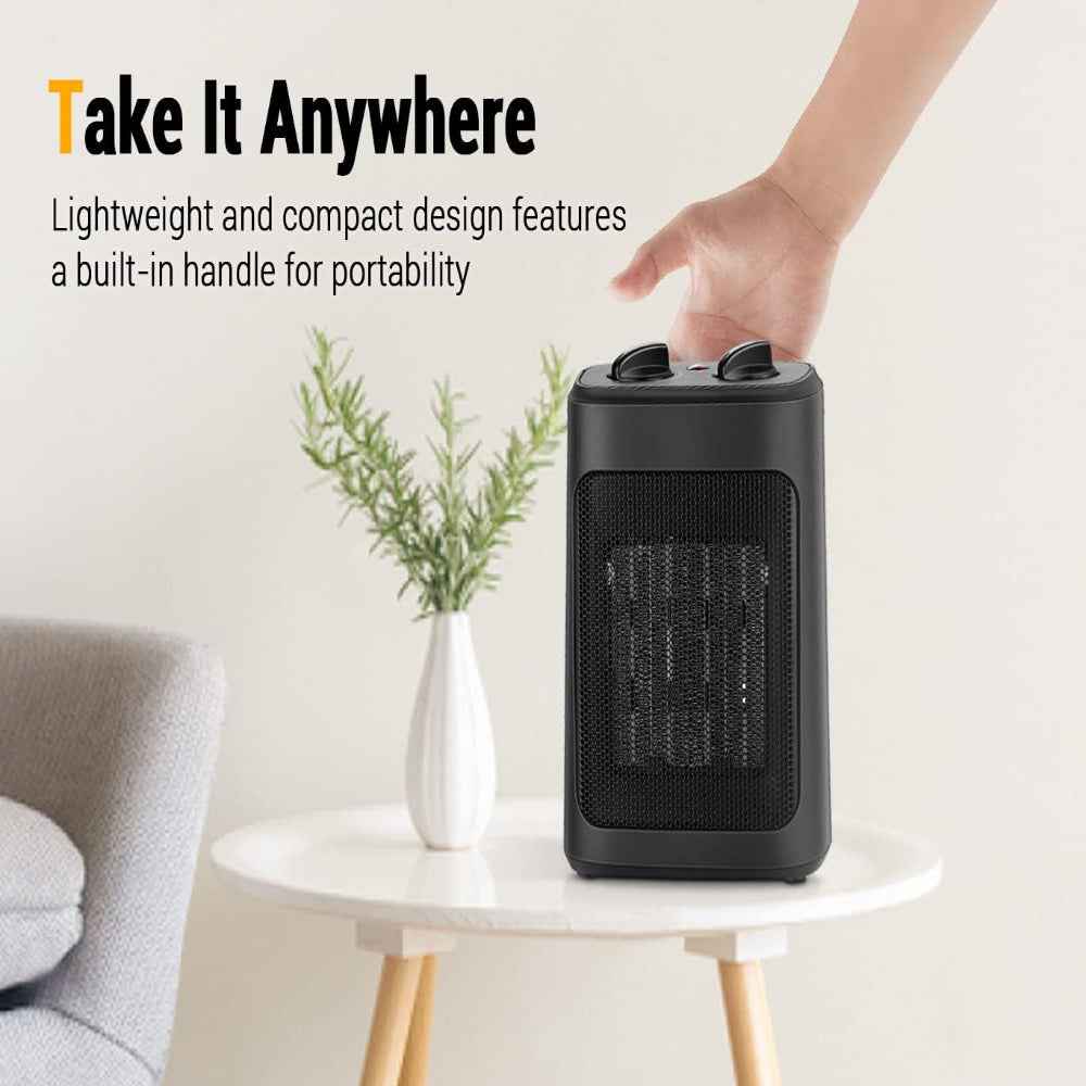 Electric Space Heater | Portable Energy Efficient Heating with Adjustable Thermostat 5