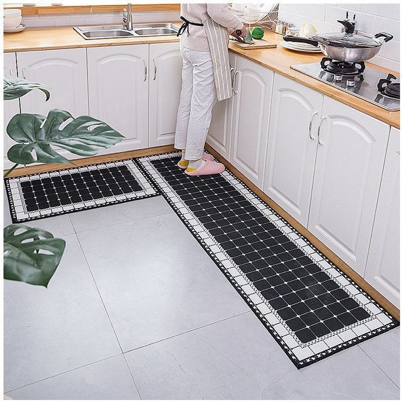 Hand-Woven Kitchen Mats | Oil-Proof Design for Easy Maintenance 2