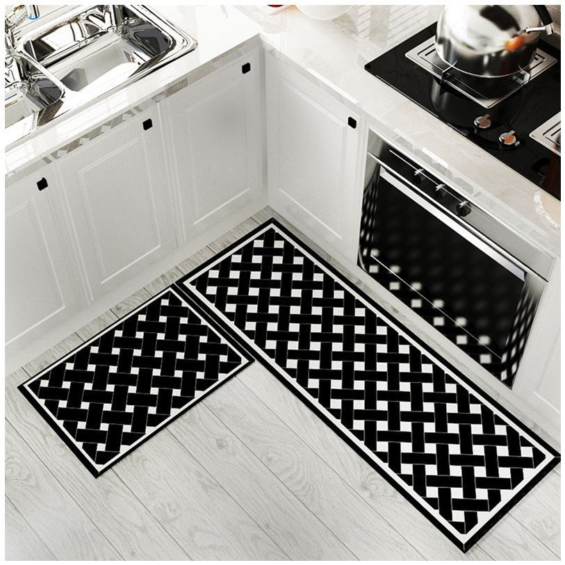 Hand-Woven Kitchen Mats | Oil-Proof Design for Easy Maintenance 6