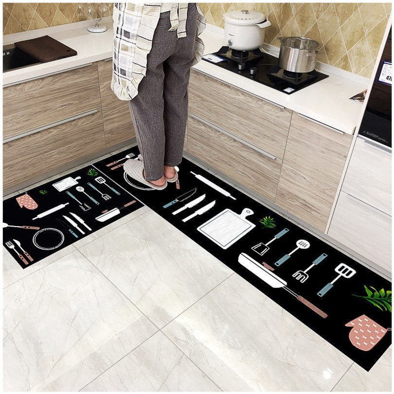 Hand-Woven Kitchen Mats | Oil-Proof Design for Easy Maintenance 8