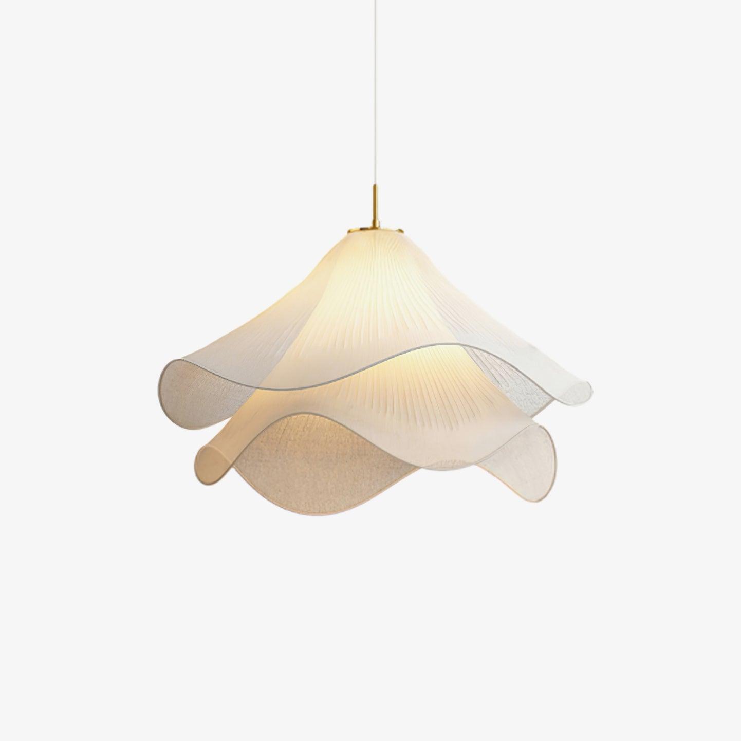 Ethereal Bloom Pendant Light | Elegant Fabric Design with Soft Glow 2
