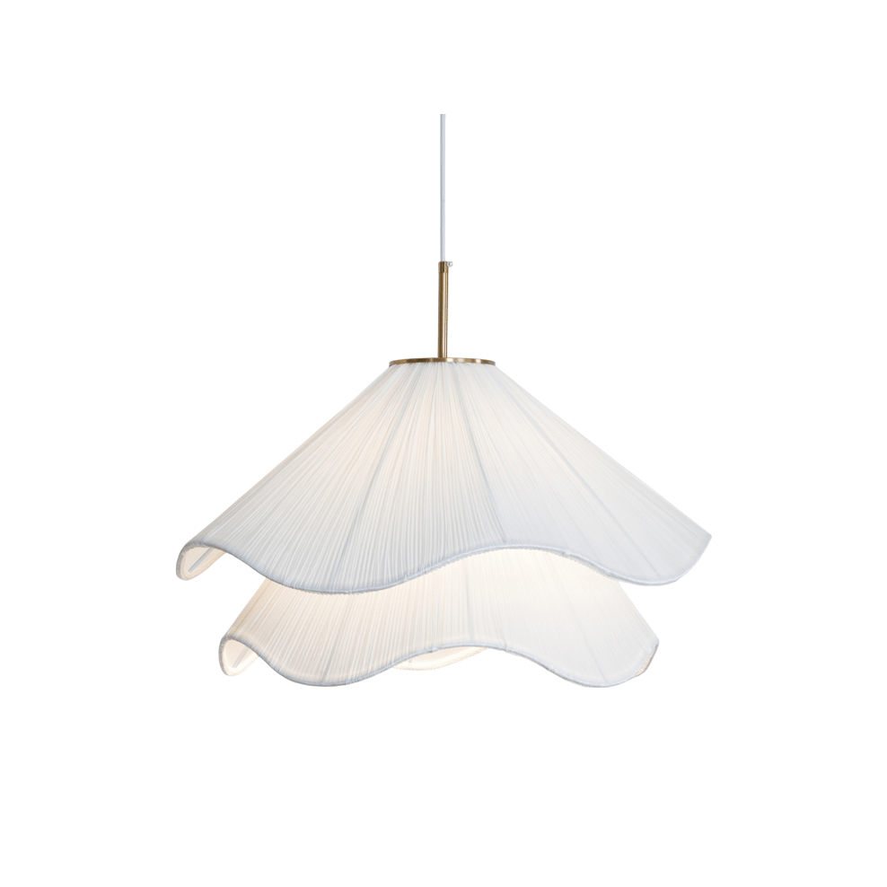 Ethereal Bloom Pendant Light | Elegant Fabric Design with Soft Glow 11