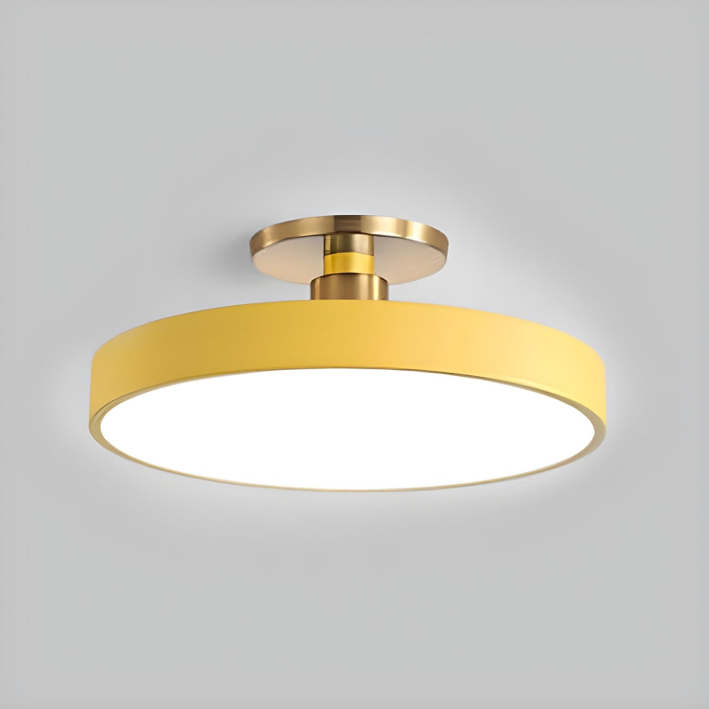 Flush Mount Ceiling Light | Elegant Black and Gold Design with Soft LED Illumination 11