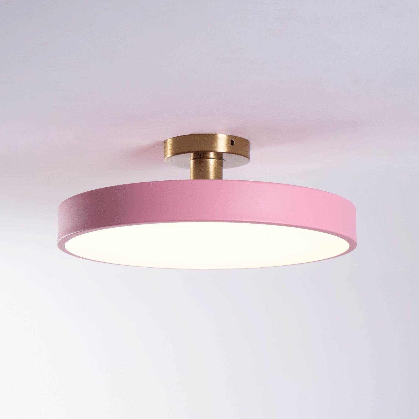 Flush Mount Ceiling Light | Elegant Black and Gold Design with Soft LED Illumination 14