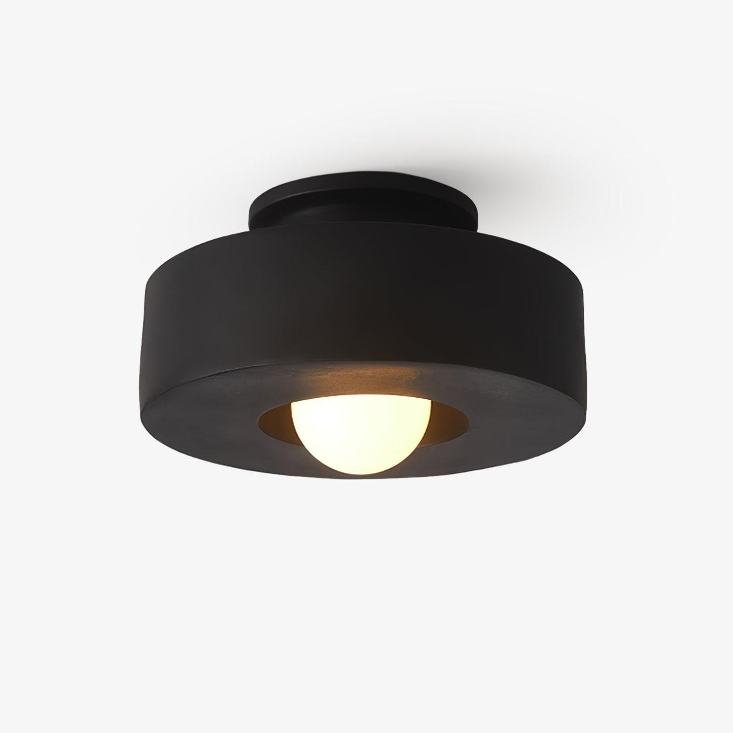 Flush Mount Ceiling Light | Hand-Built Resin Design with LED Compatibility 2