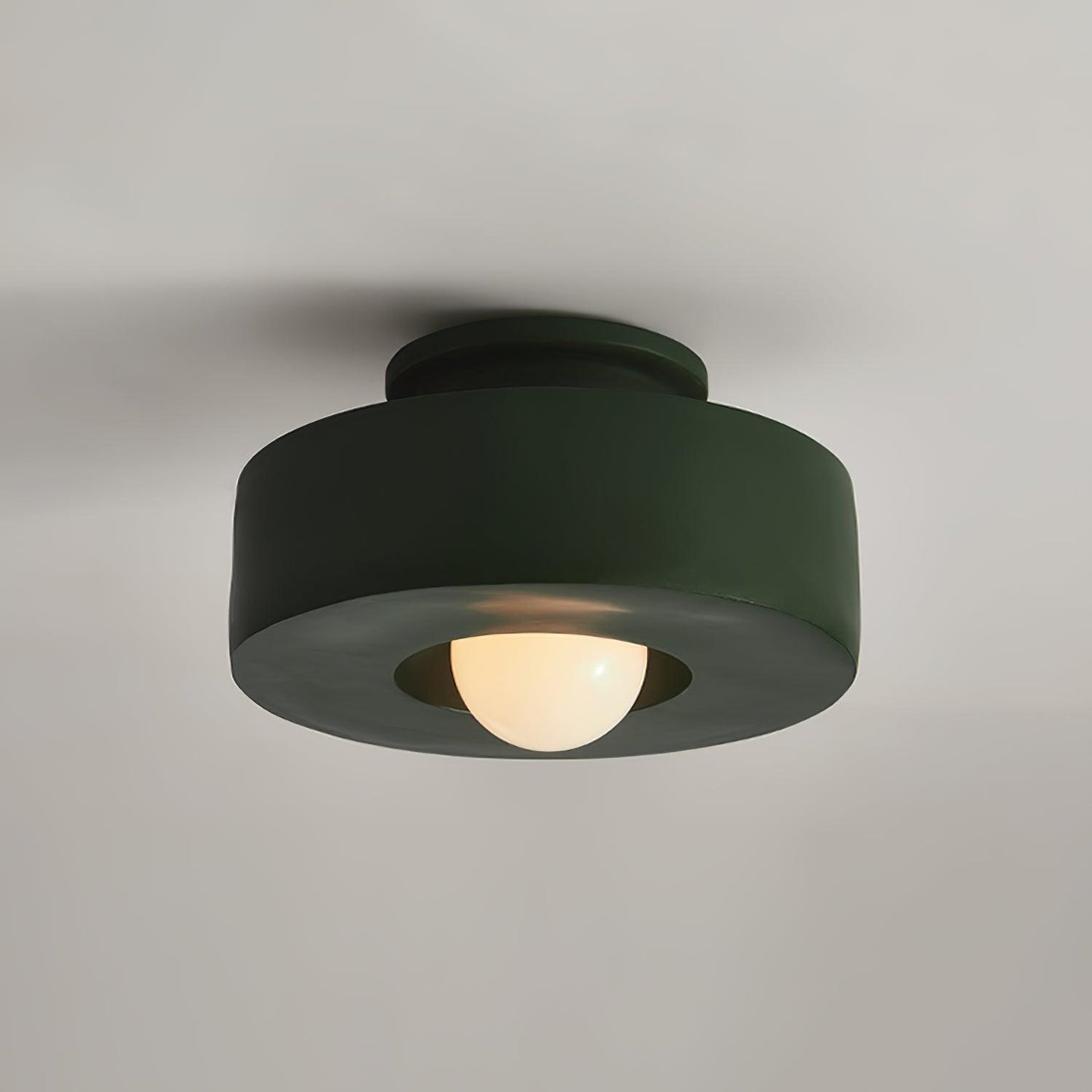 Flush Mount Ceiling Light | Hand-Built Resin Design with LED Compatibility 9