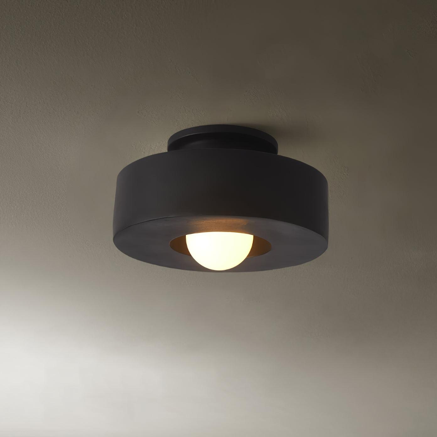 Flush Mount Ceiling Light | Hand-Built Resin Design with LED Compatibility 10