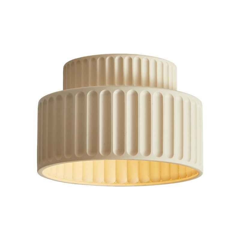 Flush Mount Ceiling Light | Handmade Ceramic Shade for Modern Dining Room 5