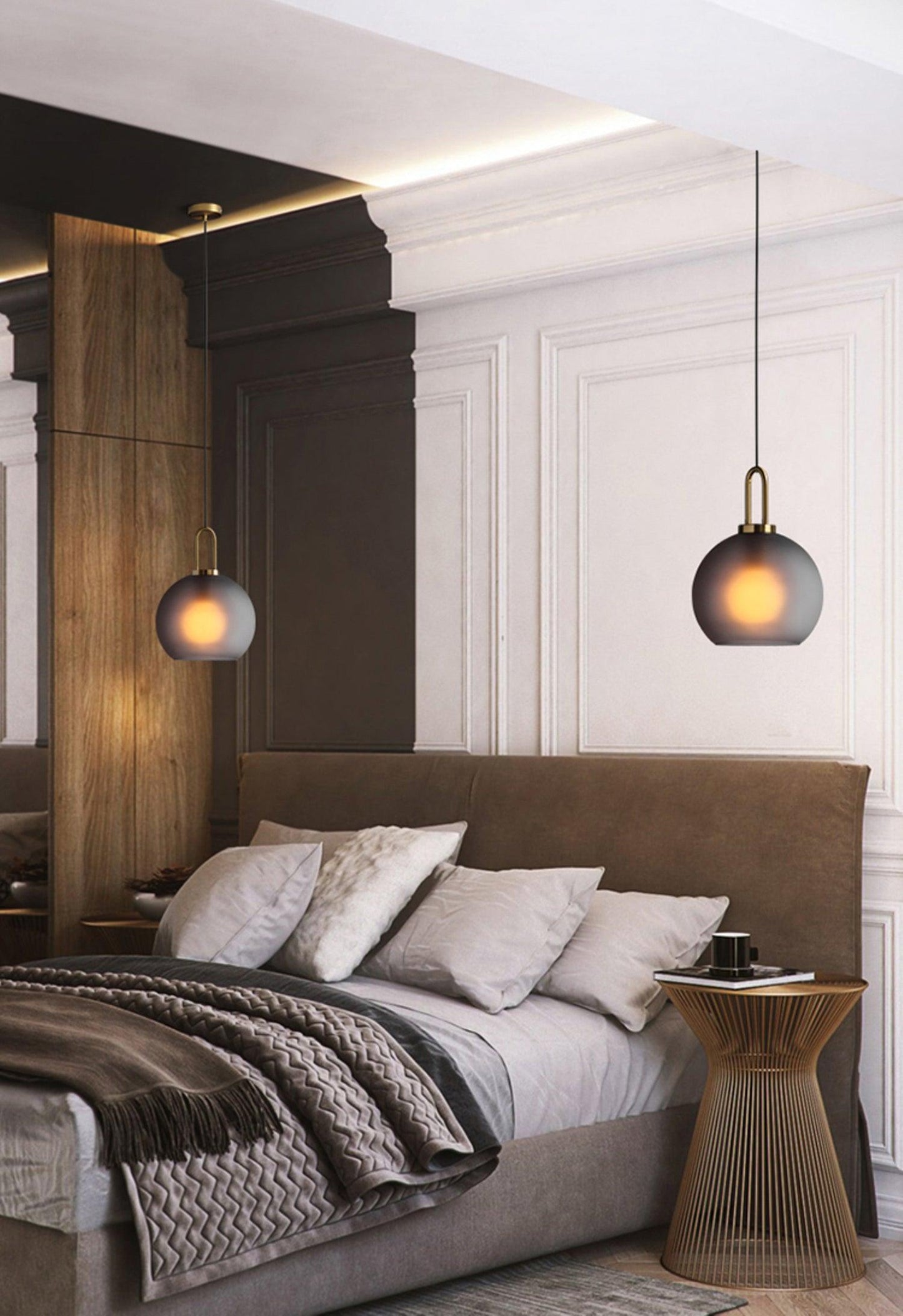Glass Pendant Lighting | Adjustable Height with Elegant Design for Cozy Spaces 8