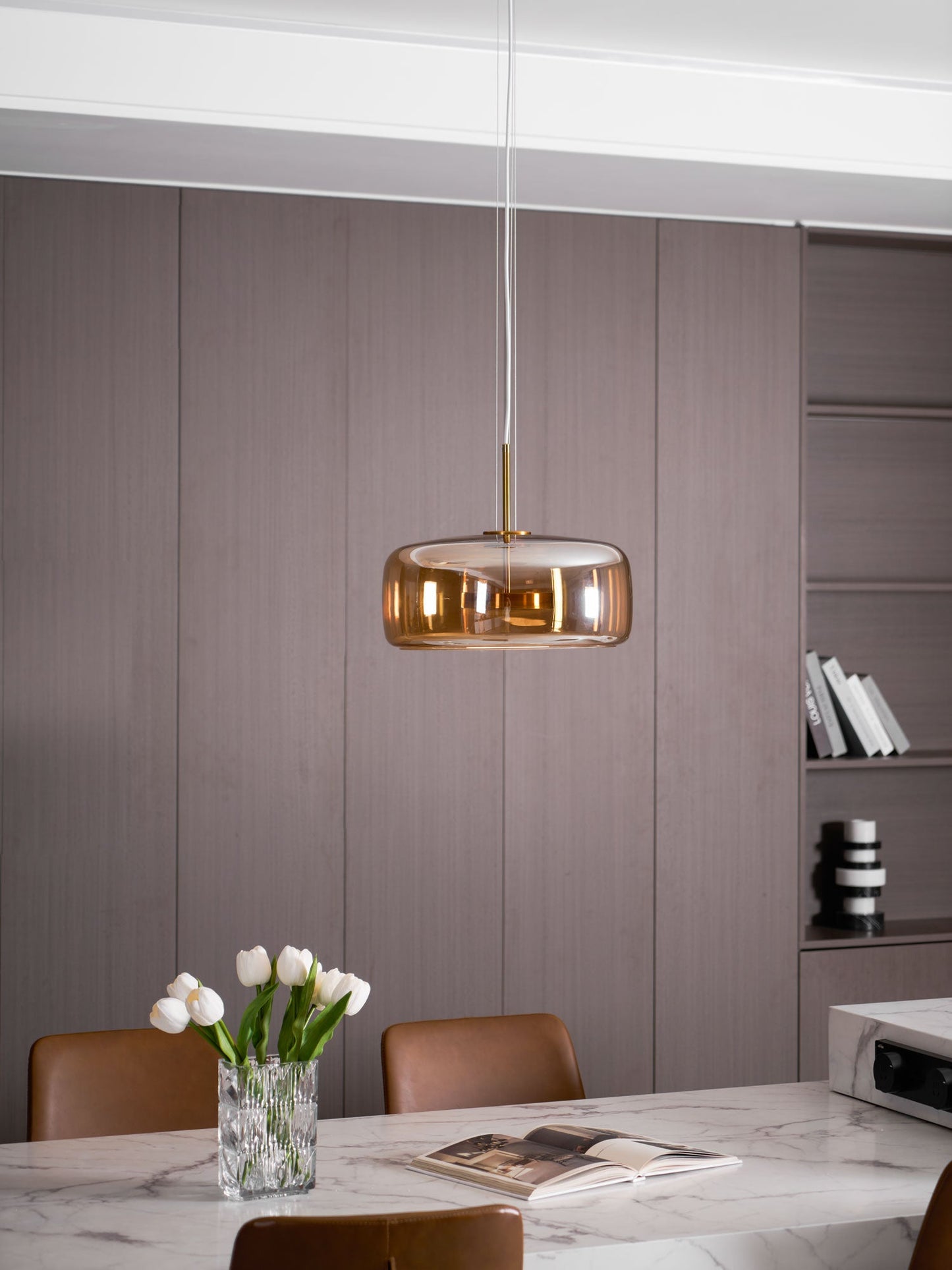 Glass Pendant Lamp | Adjustable Modern Lighting for Kitchen Island 6