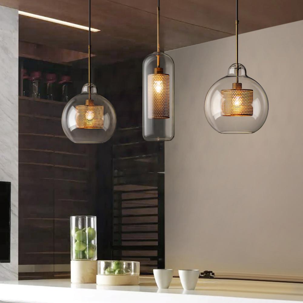 Glass Pendant Light | Adjustable Height for Customizable Style 3