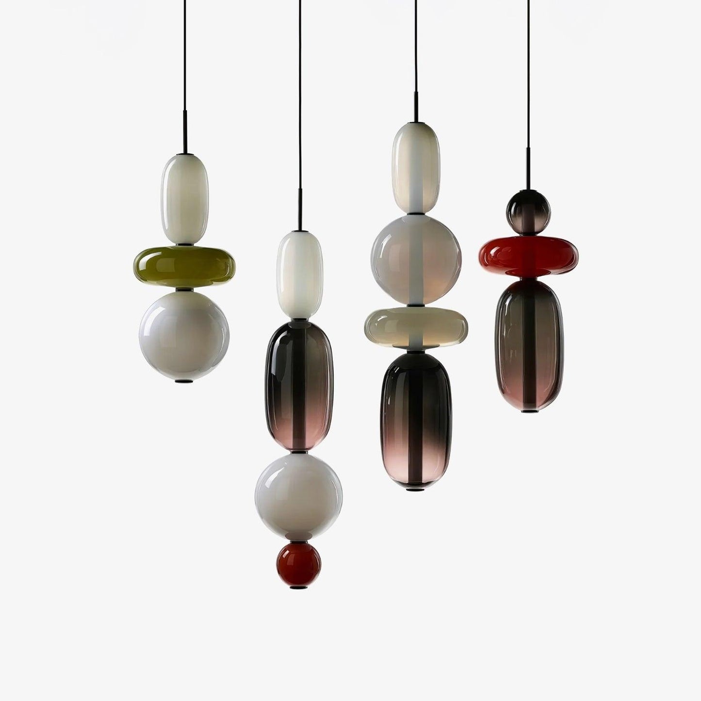Glass Pendant Light | Dimmable Tinted Design for Versatile Spaces 2