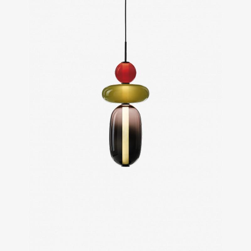 Glass Pendant Light | Dimmable Tinted Design for Versatile Spaces 19