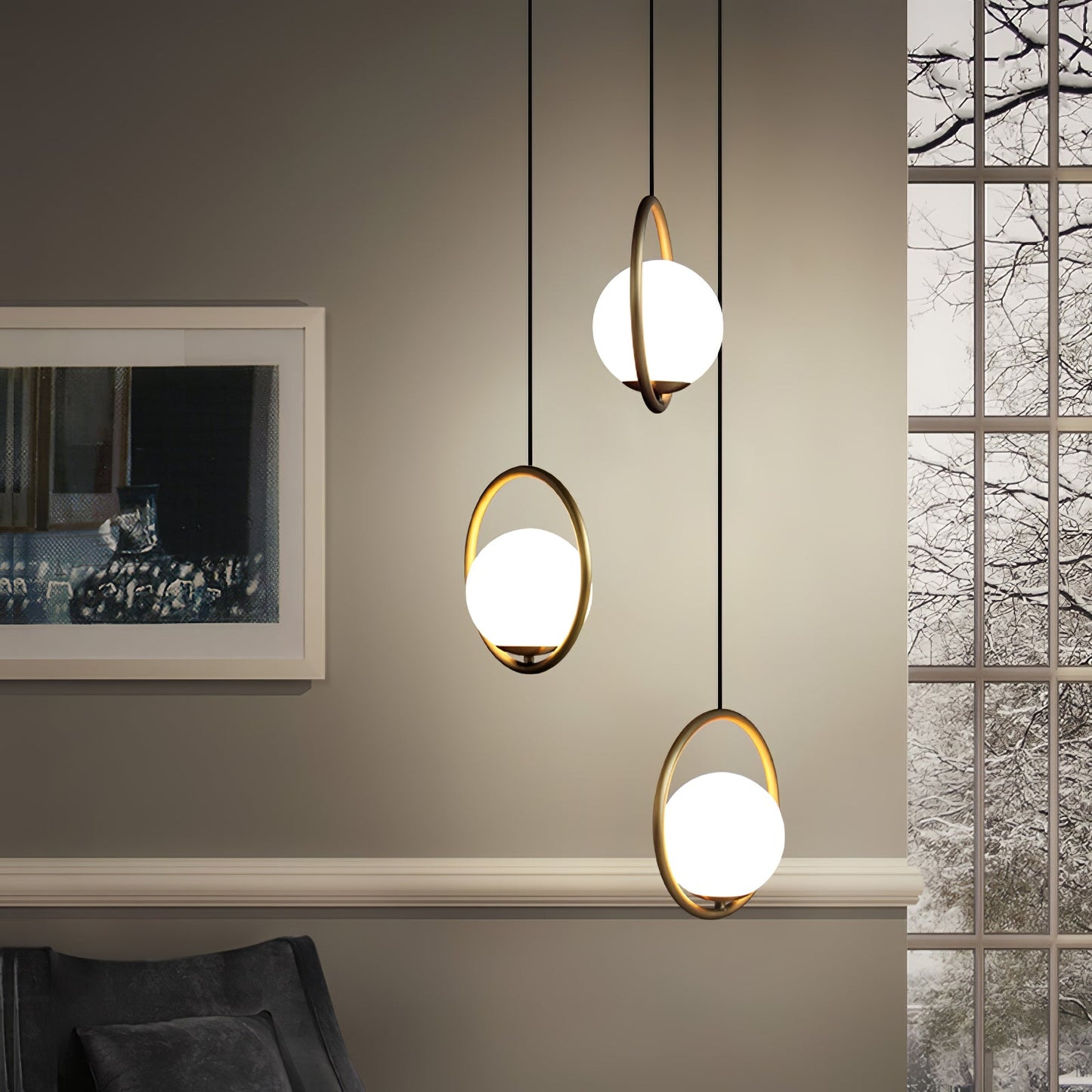Glass Pendant Lamp | Adjustable Modern Design for Stylish Interiors 4