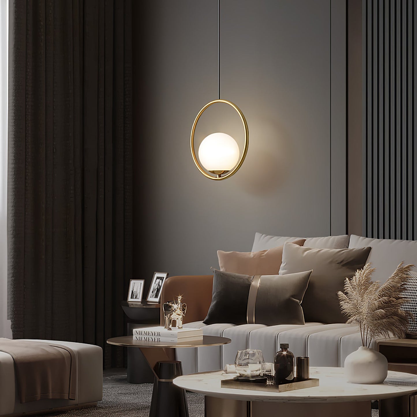 Glass Pendant Lamp | Adjustable Modern Design for Stylish Interiors 9