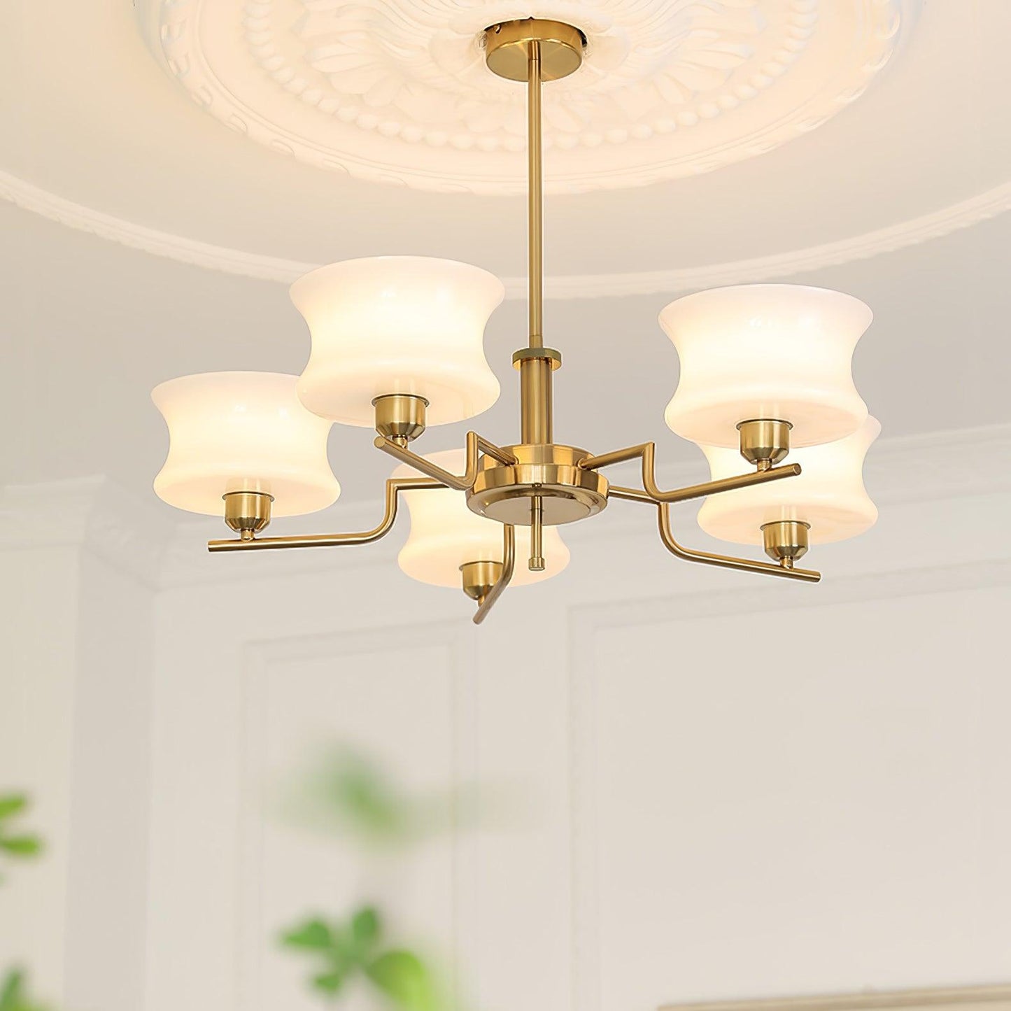 Vintage Gold Chandelier | Elegant Lighting for Dining & Living Spaces 3