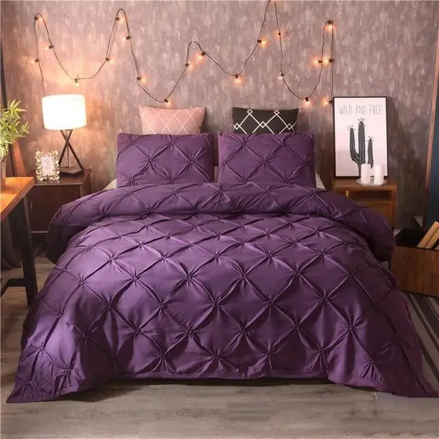 Pinch Pleat Duvet Set | Luxurious 400 Thread Count Polyester 5