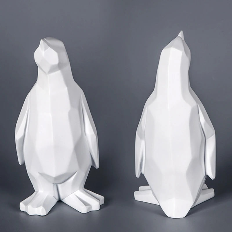 Nordic Penguin Statue | Modern Scandinavian Home Decor Accent 4