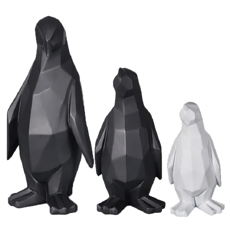 Nordic Penguin Statue | Modern Scandinavian Home Decor Accent 8