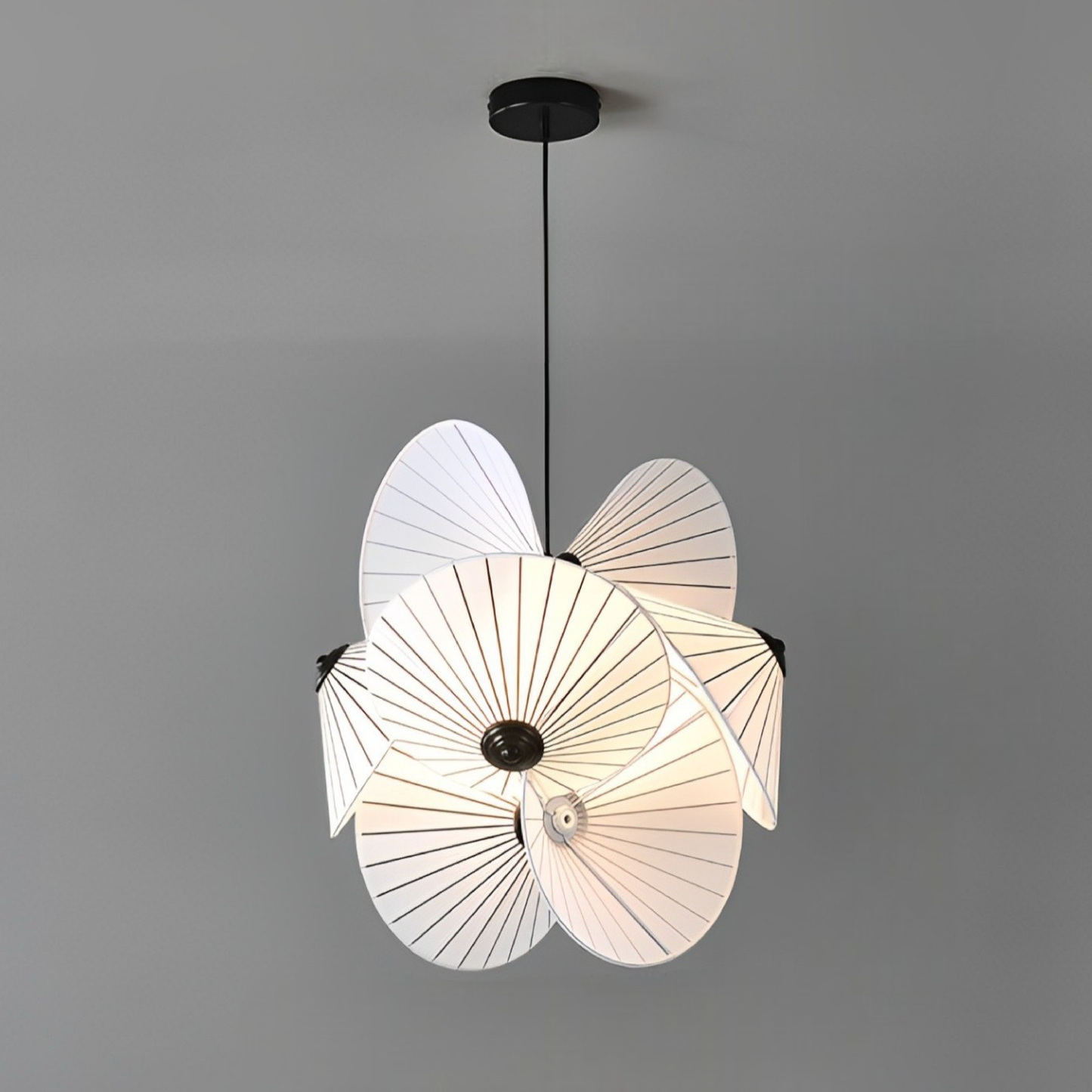 Hanging Lamp | Artisanal Bamboo Pendant Light for Kitchen Island 5