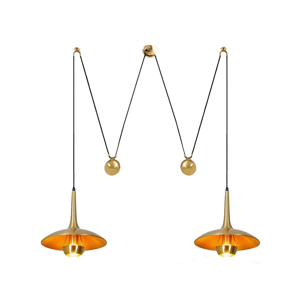 Height-Adjustable Pendant Lamp | Vintage 1970s Design for Cozy Spaces 12
