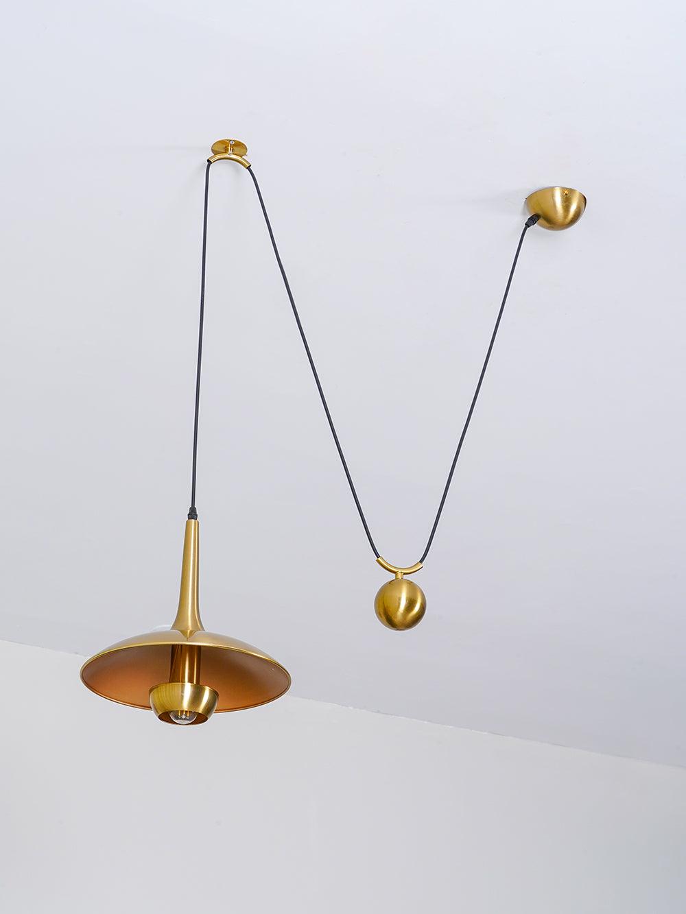Height-Adjustable Pendant Lamp | Vintage 1970s Design for Cozy Spaces 9