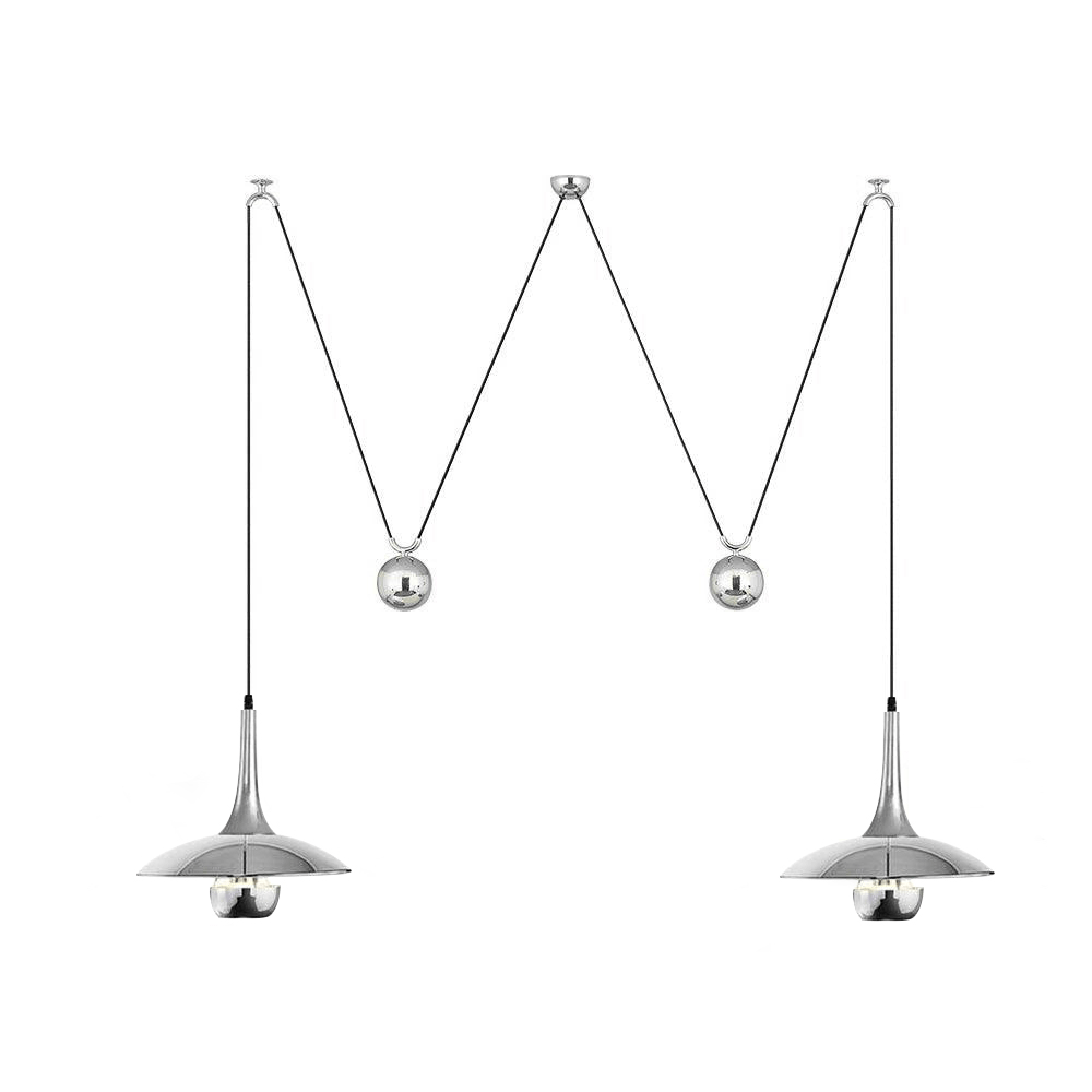 Height-Adjustable Pendant Lamp | Vintage 1970s Design for Cozy Spaces 10
